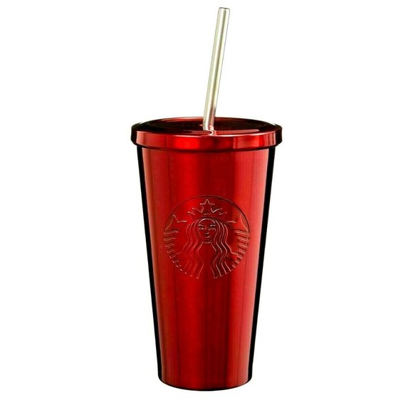 Starbucks 2014 Stainless steel Red Tumbler *RARE*
